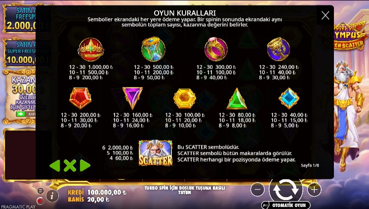 MersoBahis Gates Of Olympus Super Scatter